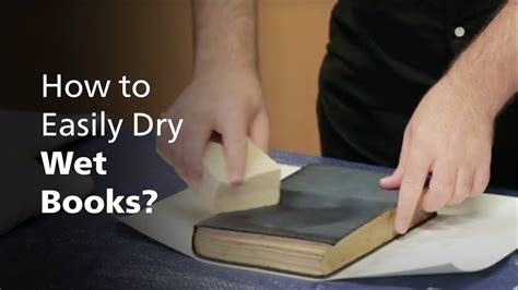 How to Dry Wet Books: A Guide with Multiple Perspectives