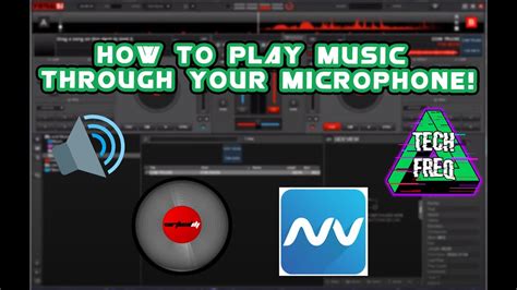 how to play music through mic